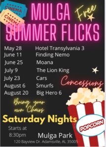 Mulga Summer Flicks Schedule